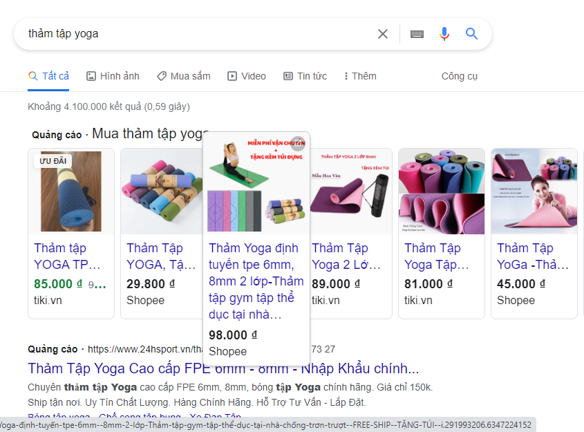 Cách tạo từ khóa cho website